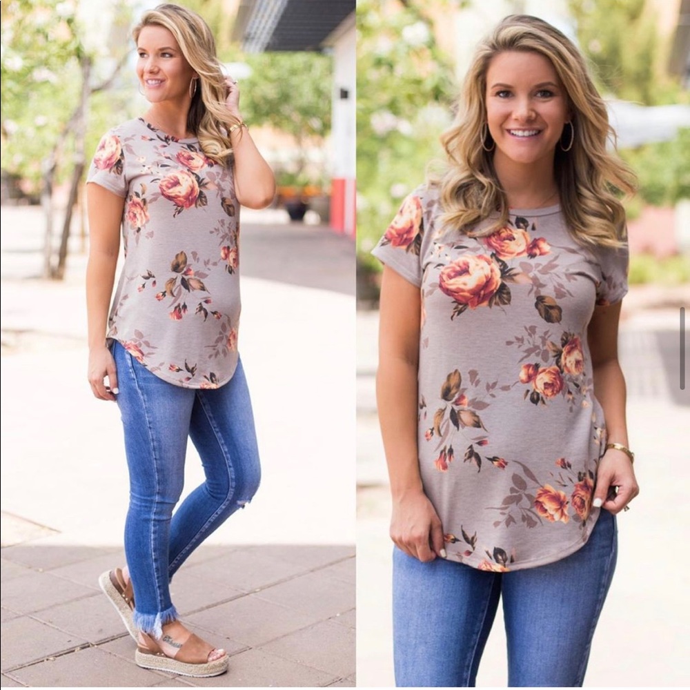 Soft Floral Tee